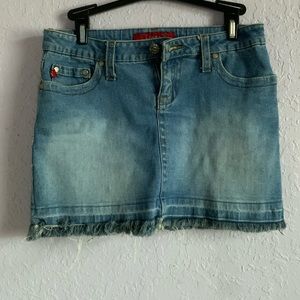 Denim Mini Skirt